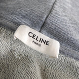 セリーヌ クラシックロゴ フーディー パーカー グレー - NEWSED