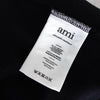 Amiparis 心形徽标短袖 Polo 衫 黑色