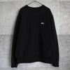 Stüssy logo sweatshirt in black