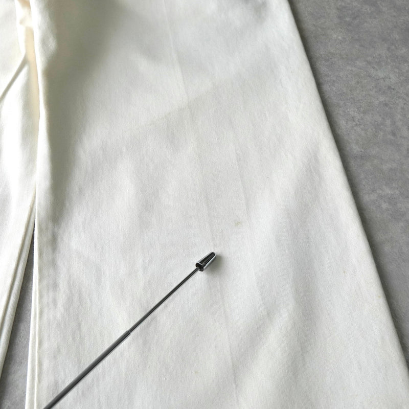 アクネ ストゥディオズ コットンパンツ アイボリー - NEWSED