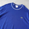 Lacoste logo patch knit in blue
