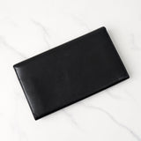 プラダ サフィアーノ レザー 三角プレート 二つ折り財布 長財布 ブラック - NEWSED