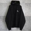 Stussy 徽标连帽衫 黑色