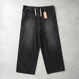 アズイフカリー ワイド デニム ジーンズ ブラック タグ付き未使用品 - NEWSED