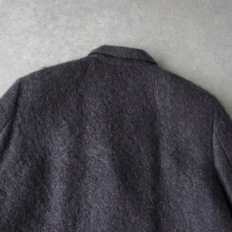 ジバンシィ ショールカラー グラデーション モヘア ジャケット コート グレー - NEWSED