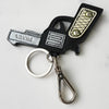 Prada Pistol Leather Charm Keychain with Box