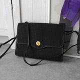 ディオール ヴィンテージ トロッター キャンバス/レザー ショルダーバッグ ブラック - NEWSED