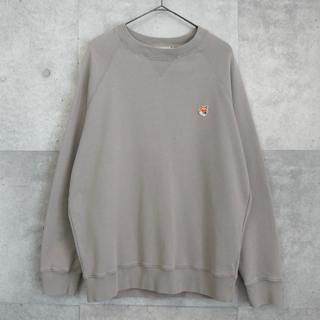 Maison Kitsune 狐狸头套头衫（灰色）