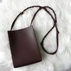 ジルサンダー タングル スモール レザー ショルダーバッグ ブラウン