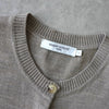 Maison Kitsune 米色狐狸拼布开衫