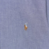 Polo Ralph Lauren logo embroidered long sleeve shirt blue