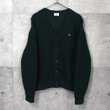 ラコステ ロゴパッチ カーディガン グリーン - NEWSED