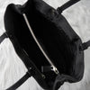 Prada Tessuto / Leather Tote Bag Black