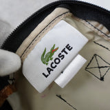 ラコステ ナイロン ミニショルダーバッグ ポーチ ロゴパッチ ブラック - NEWSED