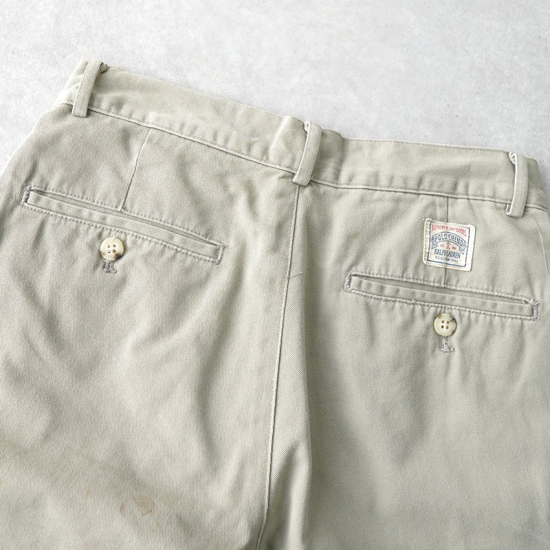 ポロ ラルフローレン ハーフパンツ コットンパンツ ベージュ レディース - NEWSED