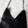 エムエムシックス メゾン マルジェラ レザー ジャパニーズバッグ チェーン ショルダーバッグ ブラック