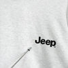ジープ ロゴ パーカー ホワイトグレー