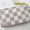 路易威登 Damier Azur Pochette Cle Complice 零钱包白色