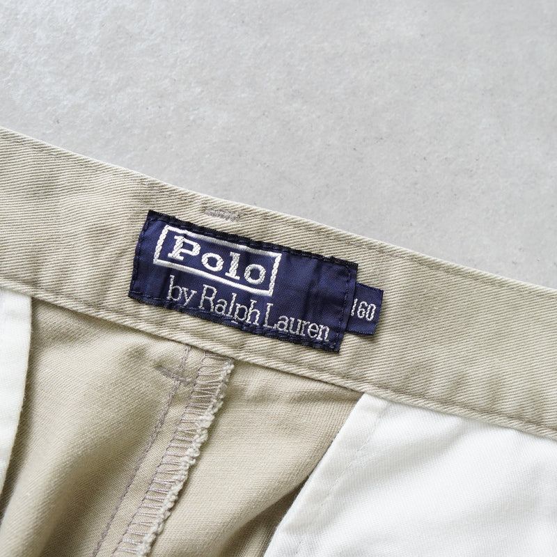 ポロ ラルフローレン デニム チノパン コットンパンツ ベージュ - NEWSED