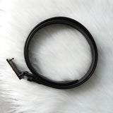 ヴィヴィアン ウエストウッド オーブ レザー ベルト ブラック - NEWSED