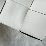 ボッテガ ヴェネタ アルコ トート マキシイントレチャート トートバッグ ホワイト 保存袋付き - NEWSED