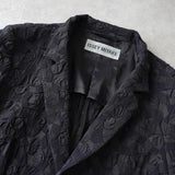 イッセイミヤケ フラワー ナイロン シングル イージー セットアップ ブラック レディース - NEWSED