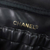 シャネル ココマーク ビコローレ レザー バニティバッグ ハンドバッグ ブラック - NEWSED