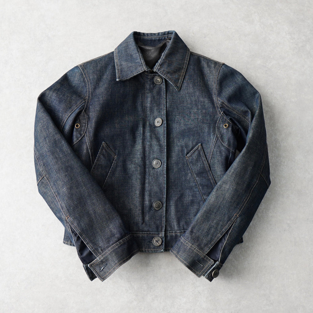 Prada denim jacket with quilted lining, blue, for women