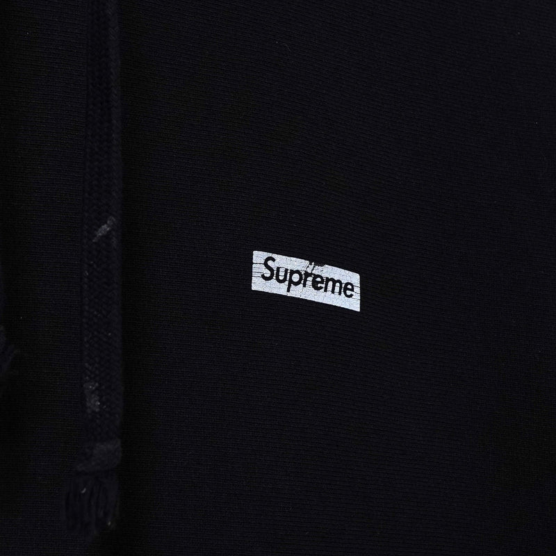 シュプリーム スモールボックスロゴ パーカー フーディー ブラック - NEWSED