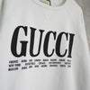 白色 Gucci 徽标运动衫