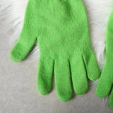 アミパリ アミ パリス ハートロゴ ウール 手袋 グローブ グリーン メンズ - NEWSED