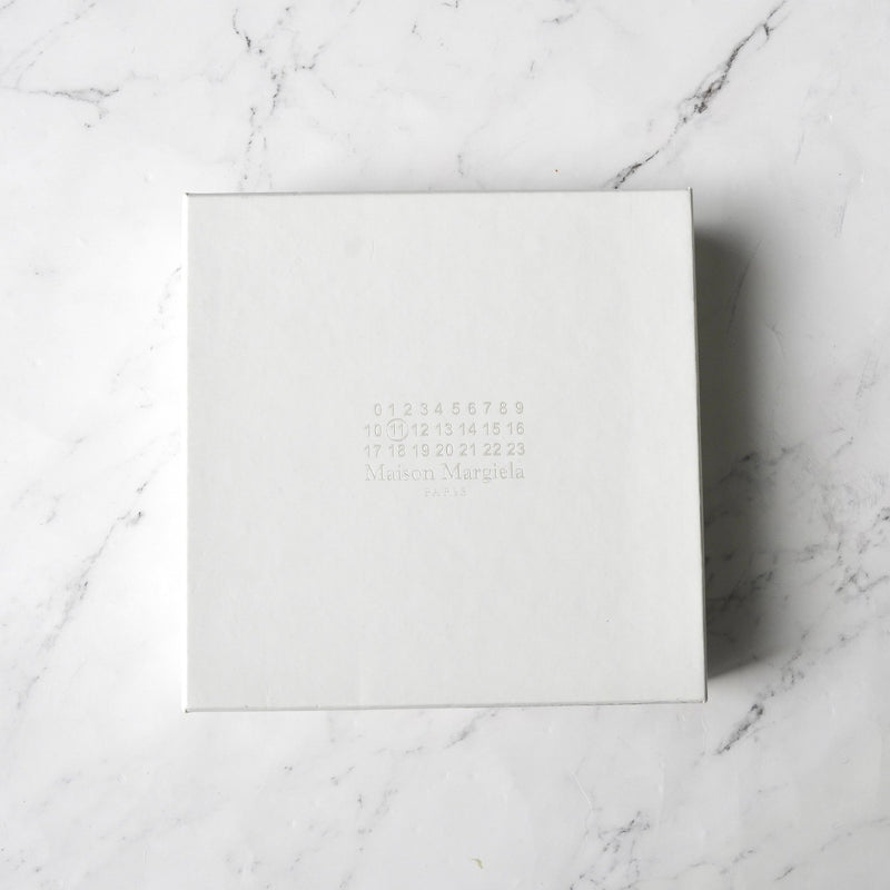 メゾン マルジェラ 四つタグ レザー 二つ折り財布 コンパクトウォレット ブラウン 箱付き - NEWSED