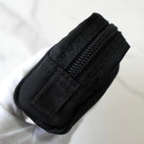 プラダ テスートナイロン / レザー 三角プレート ポーチ ブラック - NEWSED