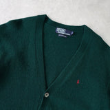 ポロ バイ ラルフローレン カーディガン ロゴ刺繍 グリーン - NEWSED