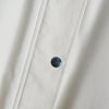 Burberry Vintage Corduroy Collar Overalls Half Coat Cotton Jacket Ivory