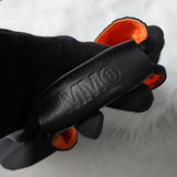 エムエムシックス メゾン マルジェラ ナイロン ジャパニーズバッグ スモール ハンドバッグ ブラック / オレンジ - NEWSED