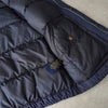 ポロ ラルフローレン ダウンベスト ロゴ刺繍 フード付き ネイビー