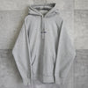 Supreme Metal Logo 灰色连帽衫