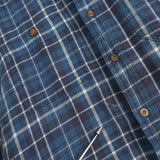 カーハート 長袖シャツ ネルシャツ チェック柄 ブルー - NEWSED