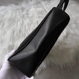 プラダ ポコノ テスート ナイロン / レザー ハンドバッグ トライアングルロゴ ブラック - NEWSED