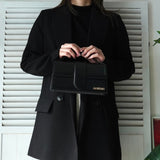 ジャックムス バンビーノ ラージ ショルダーバッグ ハンドバッグ ブラック - NEWSED