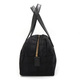 シャネル ニュートラべルライン キャンバス / レザー ハンドバッグ ボーリングバッグ ブラック - NEWSED