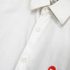 Play Comme des Garcons Heart Logo Long Sleeve Shirt White Shirt White