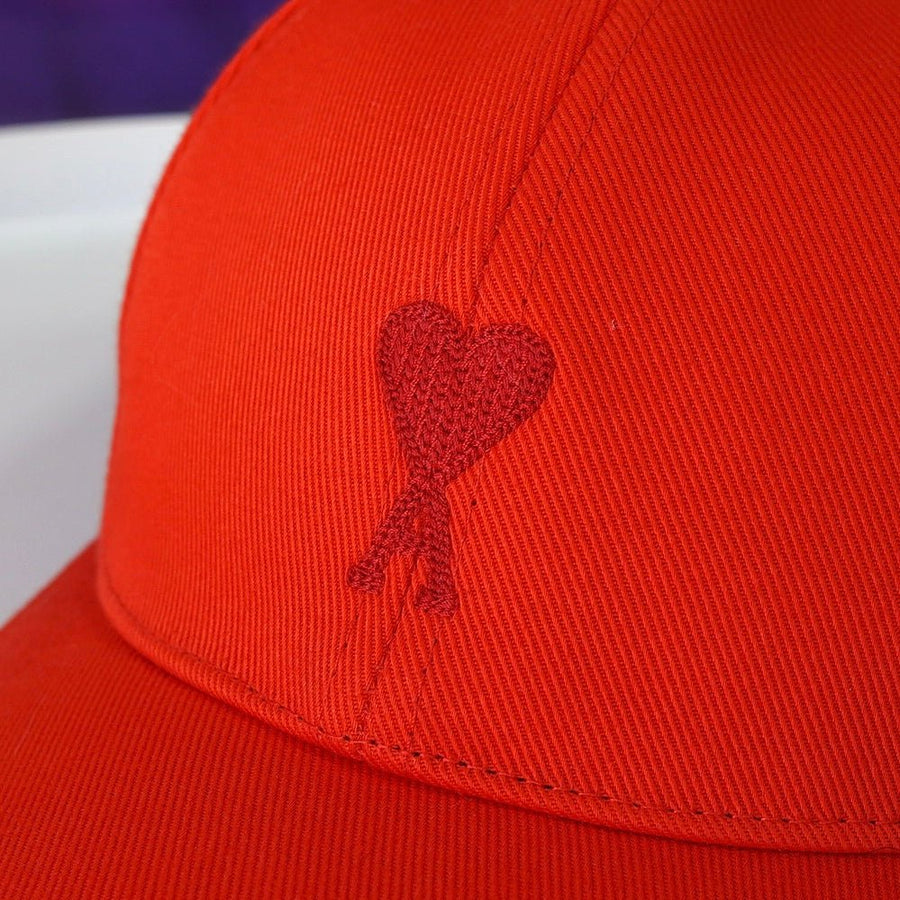 アミ パリス アミパリ ハートロゴ キャップ 帽子 レッド | ブランド