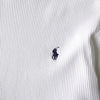 ポロ ラルフローレン サーマル ロゴ刺繍 ホワイト