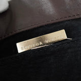 ボッテガ ヴェネタ イントレチャート レザー ショルダーバッグ ブラウン - NEWSED