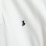 ポロ ラルフローレン ロゴ 刺繍 半袖ポロシャツ ホワイト - NEWSED
