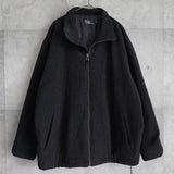 ポロ バイ ラルフローレン スモールポニーロゴ 刺繍 ウール ブルゾン ハイネック チャコールグレー - NEWSED