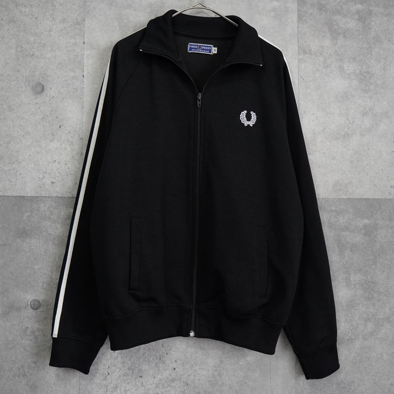 フレッドペリー ヴィンテージ バックビジューロゴ トラックジャケット ブラック - NEWSED