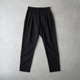 メゾンキツネ 薄手 ツータック イージースラックス ブラック - NEWSED